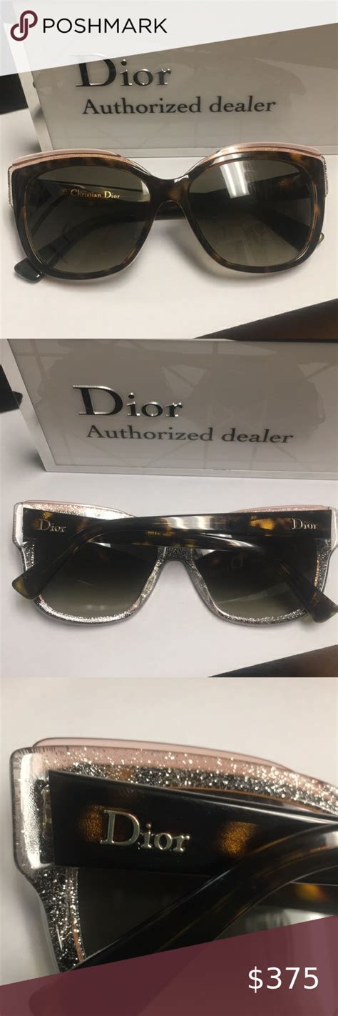 dior glisten 2|Christian Dior Glisten 2/S Sunglasses Black Blue Glitter / Gray .